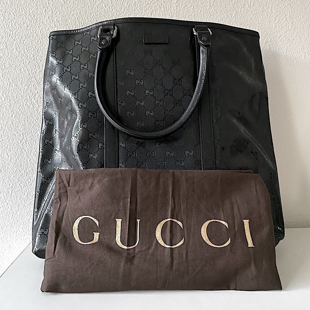 GUCCI Open Tote GG Imprime Large